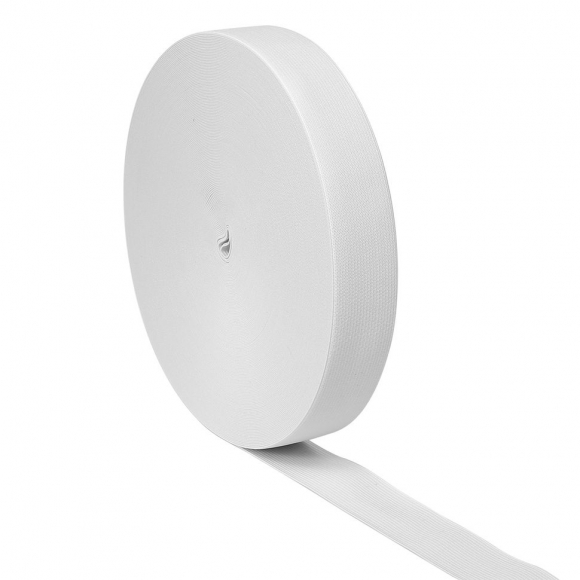 Резинка вязаная 3,9г арт.ТВ-035мм цв.белый уп.40м