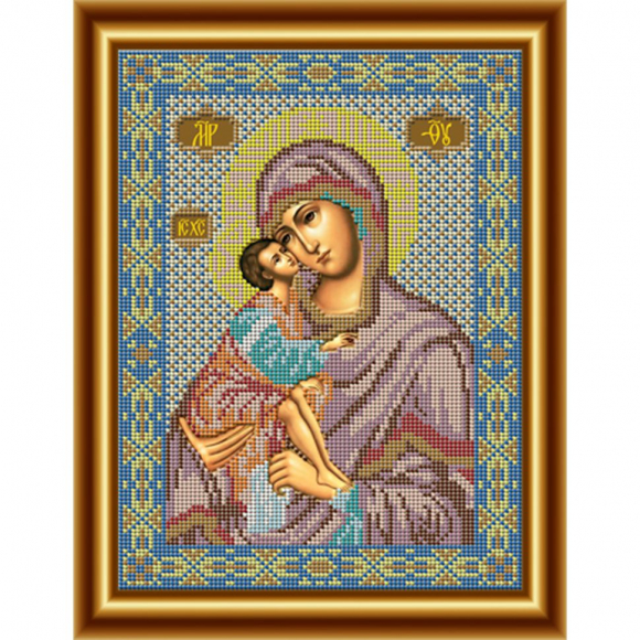 59988_Набор для вышивания бисером Икона "Донская"