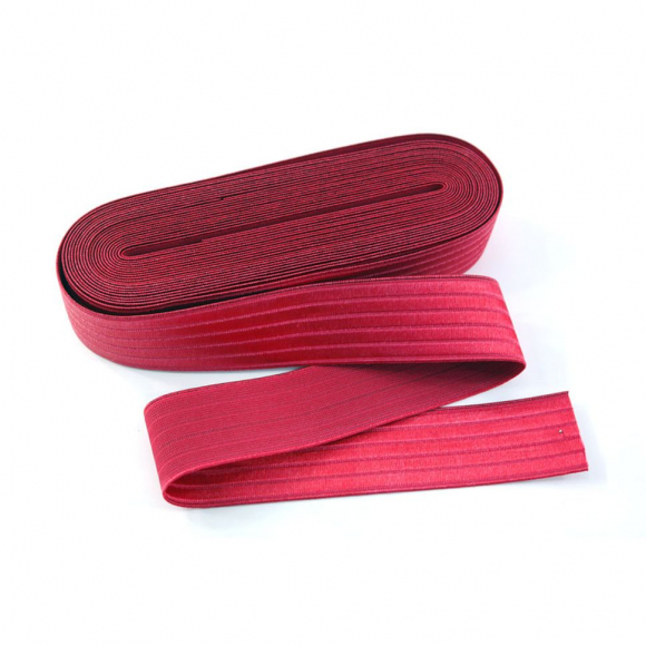 113972_Резинка-пояс, 40 мм, цвет малиновый