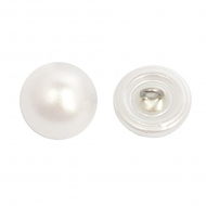 Пуговицы пластик TBY.A513 цв.001 белый 20L-12,5мм, на ножке, 50 шт