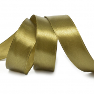 Лента атласная 25мм цв.3151 хаки IDEAL уп.27,4 м