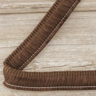 Бахрома декоративная, 30 мм, цвет коричневый