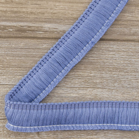 Бахрома декоративная, 30 мм, цвет светло-голубой Бахрома декоративная, 30 мм, цвет светло-голубой