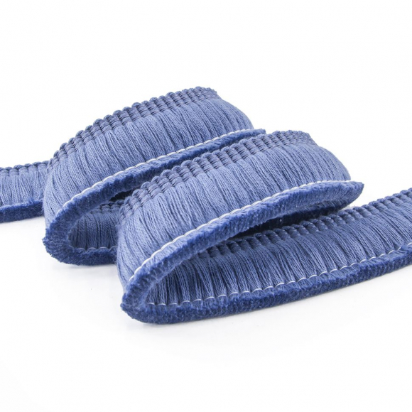 Бахрома декоративная, 30 мм, цвет светло-голубой Бахрома декоративная, 30 мм, цвет светло-голубой