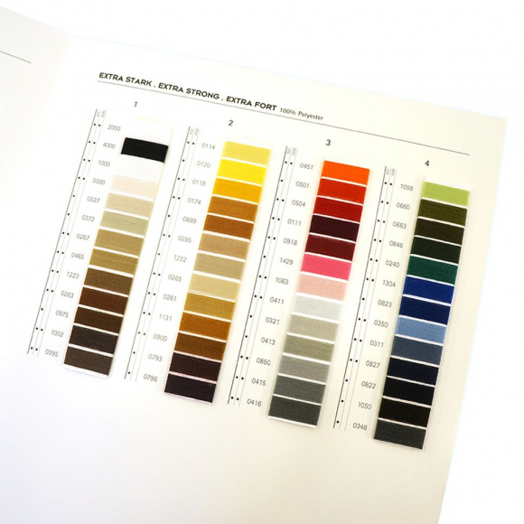 21734_Цветовая карта, AMANN GROUP METTLER, EXTRA STARK