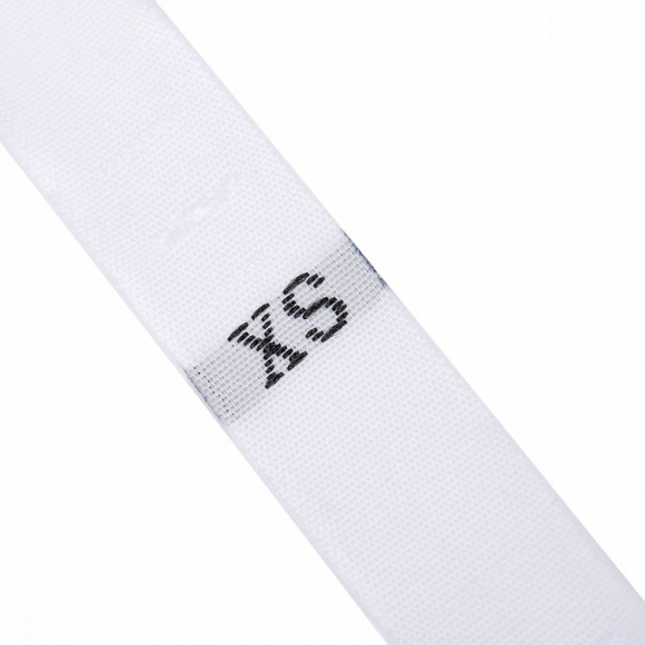 Размерники жаккардовые тафта XS белый 10х32 мм ТВ в рул. 500 шт