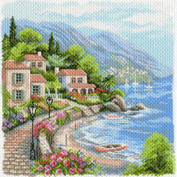 Рисунок на канве МАТРЕНИН ПОСАД арт.41х41 - 1765 Морской бриз