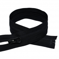 Молния MaxZipper пласт. спираль №7 скрытая 80см цв.F322 черный уп.50шт