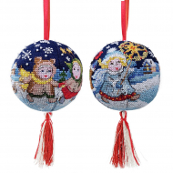 Набор для вышивания МАРЬЯ ИСКУСНИЦА арт.21.002.28 Игрушка За звездой диаметр10 см