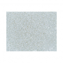 Бисер Япония "TOHO" 15/0  круглый 2  1.5 мм 5 х 5 г №0021 серебристый