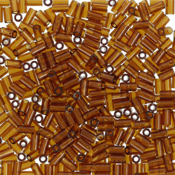 Бисер Япония "TOHO" BUGLE №1  3 мм 5 х 5 г №0941 коричневый
