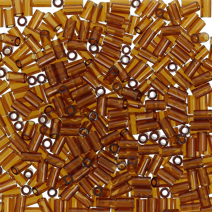 Бисер Япония "TOHO" BUGLE №1  3 мм 5 х 5 г №0941 коричневый