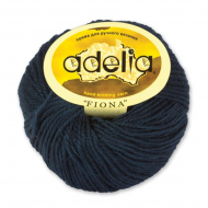 Пряжа ADELIA FIONA (50% шерсть, 50% акрил) 10х50г/90м цв.450 бирюзовый