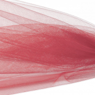 Еврофатин мягкий матовый Hayal Tulle арт.HT.S шир.300см, 100% полиэстер цв.13 уп.50м - розово-коралловый