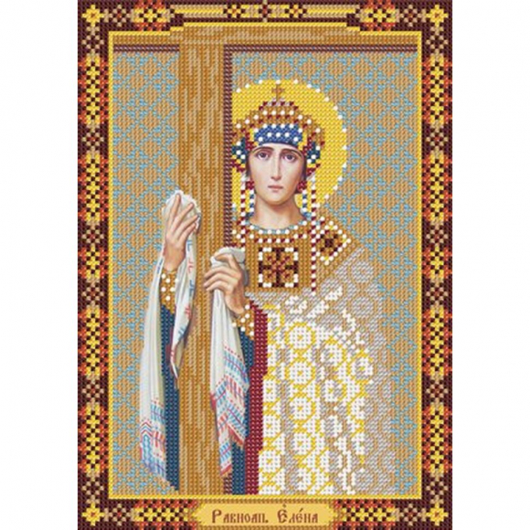 Набор для вышивания бисером НОВА СЛОБОДА арт.С9119 Св.Равноап.Елена 18х25 см