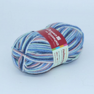 Пряжа для вязания ТРО Подмосковная (50% шерсть, 50% акрил) 10х100г/250м цв.секционный 4445