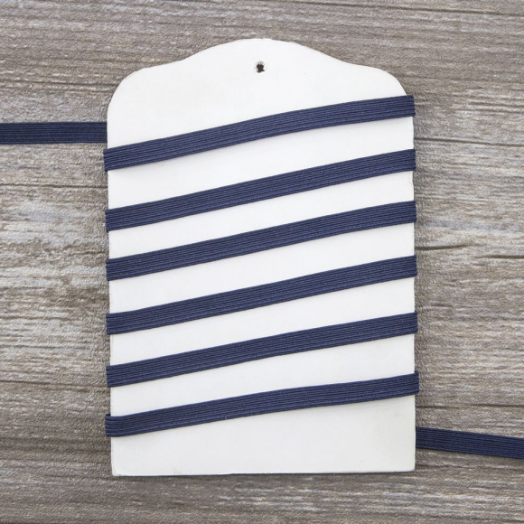 Резинка 6,6 мм, цвет темно-синий