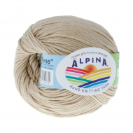 Пряжа ALPINA RENE (100% мерсеризованный хлопок) 10х50 г/105м цв.213 св.бежевый