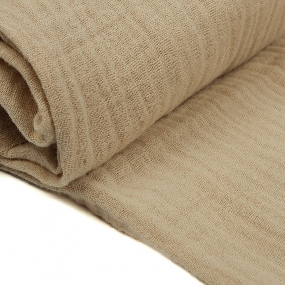 Ткань Муслин 125 г/м? 100% хлопок шир.130 см арт.TBY.Mus.24723.47 цв.47 бежевый рул.25м Ткань Муслин 125 г/м? 100% хлопок шир.130 см арт.TBY.Mus.24723.47 цв.47 бежевый рул.25м