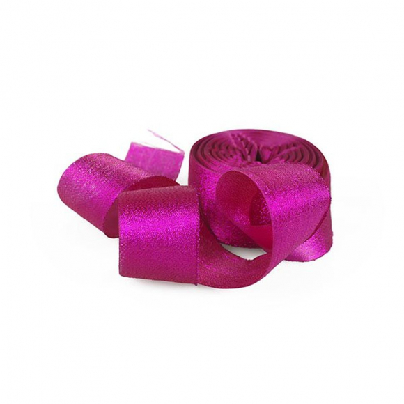 Подарочная лента Парча арт.с3433г17 шир.37-40мм цв.018 малиновый уп.25м