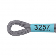 Нитки для вышивания Gamma мулине (3173-6115) 100% хлопок 24 x 8 м цв.3257 серый
