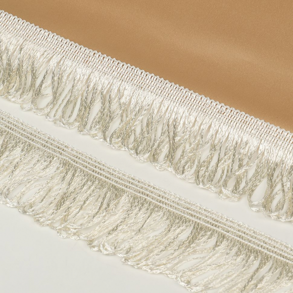 Бахрома для штор арт.0390-1070 цв.6371 шир.60мм цв.айвори уп.10м Бахрома для штор арт.0390-1070 цв.6371 шир.60мм цв.айвори уп.10м