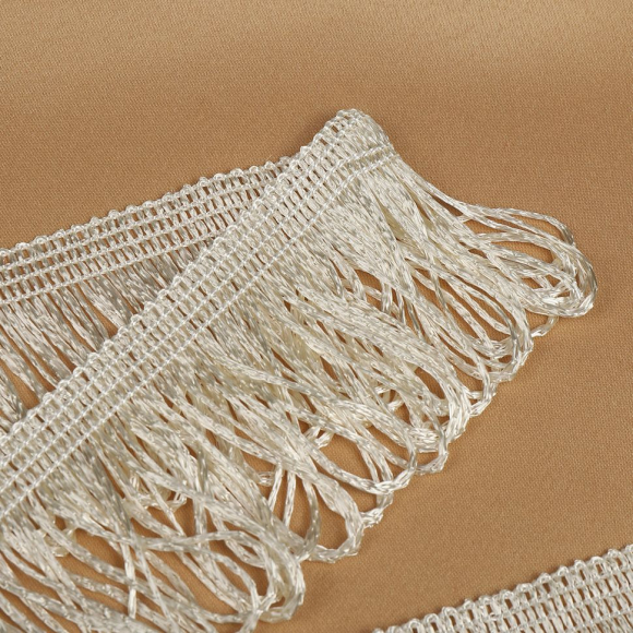 Бахрома для штор арт.0390-1070 цв.6371 шир.60мм цв.айвори уп.10м Бахрома для штор арт.0390-1070 цв.6371 шир.60мм цв.айвори уп.10м