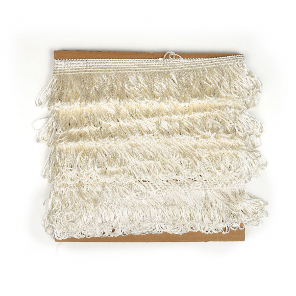 Бахрома для штор арт.0390-1070 цв.6371 шир.60мм цв.айвори уп.10м Бахрома для штор арт.0390-1070 цв.6371 шир.60мм цв.айвори уп.10м