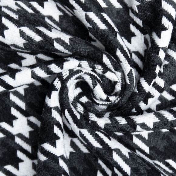 Ткань Костюмная 360 г/м? 34% полиэстер, 33% хлопок, 33% акрил шир.150 см арт.Р.31439.02 цв.02 черный рул.45м