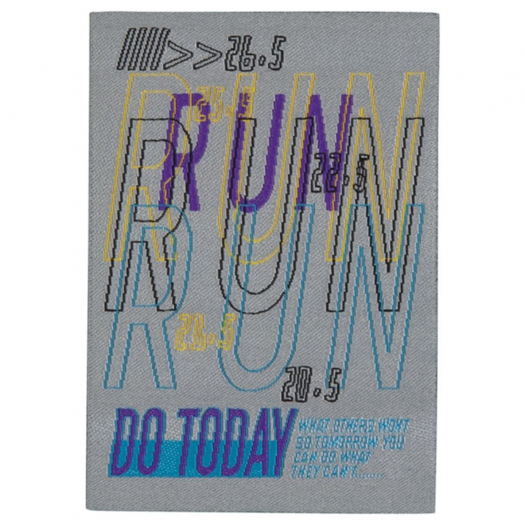 Термоаппликация "Run today"