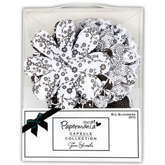 61781_Декоративные элементы "Крупные цветы" Bexley Black