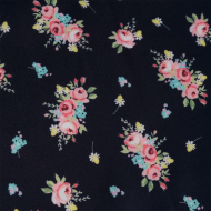 Ткань шелк Армани креп 90 г/м? 97% полиэстер, 3% лайкра шир.148 см арт.T.0210.6 цв.06 т.синий рул.25м