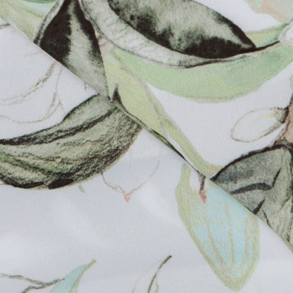 Ткань шелк Армани креп 90 г/м? 97% полиэстер, 3% лайкра шир.148 см арт.T.0297.1 цв.01 зеленый рул.25м