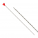 160867_Спицы, прямые, алюминий, с квадратным кончиком addiNovel №5,5 35 см