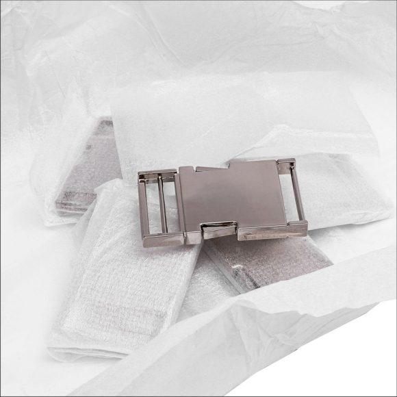 Пряжка-фастекс металл 30мм TBY-7218 58x35мм цв. никель уп.6шт