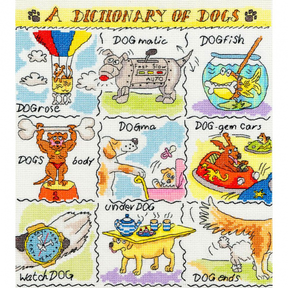 115143_Набор для вышивания "Dogs" (Собаки)