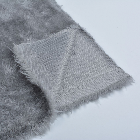 Ткань МЕХ трикотажный TBY-180-6, 180 г/м?, шир.165см, цв.св.серый, рул.20м