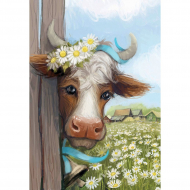 Пазл ФРЕЯ арт.PZL-500/20 Корова Зорька 47,5х32,5 см