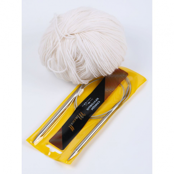 Спицы для вязания круговые Maxwell Gold, металл арт.80-60 6,0 мм /80 см