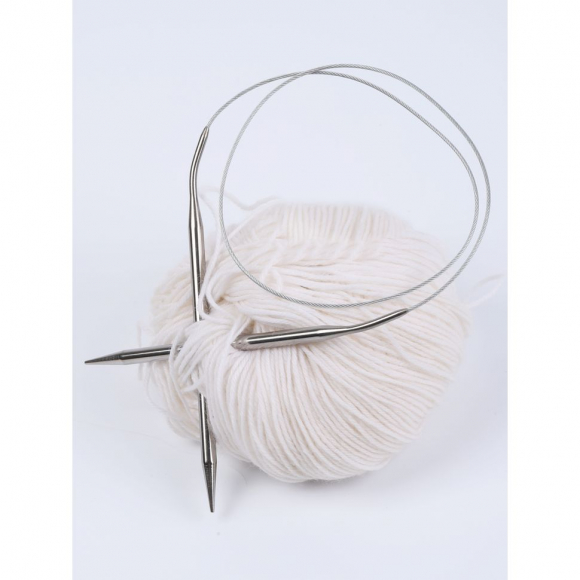 Спицы для вязания круговые Maxwell Gold, металл арт.80-60 6,0 мм /80 см