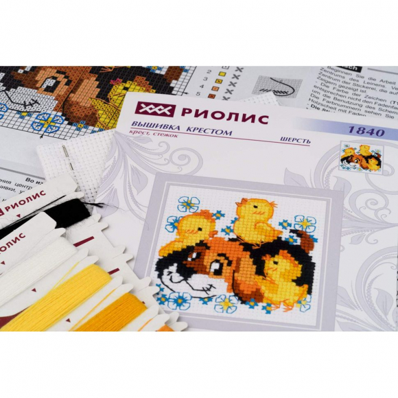 Набор для вышивания РИОЛИС арт.1840 Дружок 10х10см