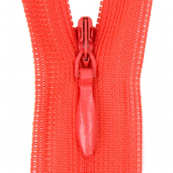 Молния потайная нераз 60см S-200 красный бледный SBS уп.100шт