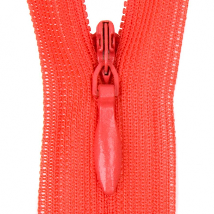 Молния потайная нераз 60см S-200 красный бледный SBS уп.100шт