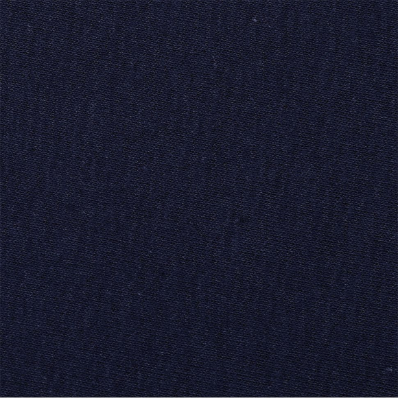 Ткань футер 2х нитка петля гл/крашеный, 230г/м?  74% хл 21%пэ 5%эласт  шир.180см арт.ШН-23074215-21 цв.индиго (53315) рул. 45-70м