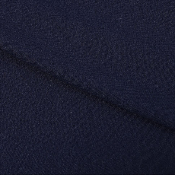 Ткань футер 2х нитка петля гл/крашеный, 230г/м?  74% хл 21%пэ 5%эласт  шир.180см арт.ШН-23074215-21 цв.индиго (53315) рул. 45-70м
