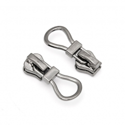 Замок MaxZipper автомат ТР#5 F14 цв.черный никель уп.10шт