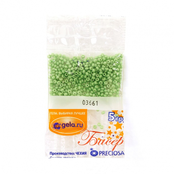 189762_Бисер №10, 5 г., цвет 03661 189762_Бисер №10, 5 г., цвет 03661