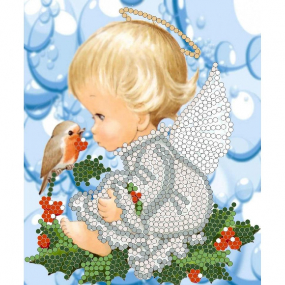 Рисунок на ткани (Бисер) КОНЁК арт. 8112 Моя ягодка 10х12 см