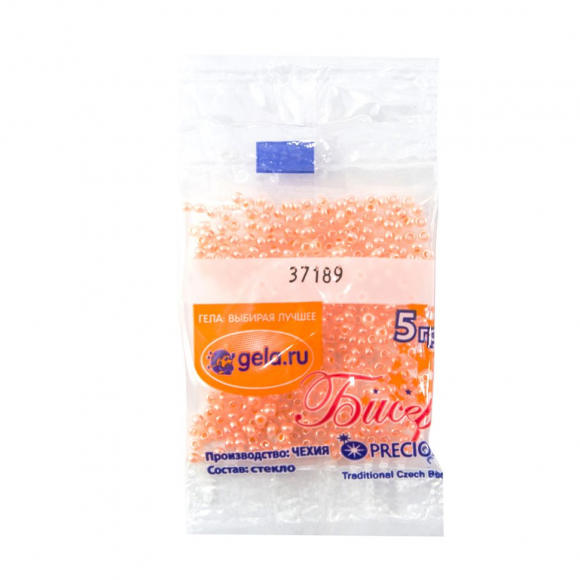 Бисер №10, 5 г., цвет 37189