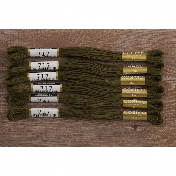 Мулине COSMO однотонный цвет 717 Мулине COSMO однотонный цвет 717